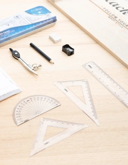 Набор для черчения Deli EG30505 корпус ассорти металл в компл.:8 предметов - купить недорого с доставкой в интернет-магазине