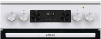 Плита Электрическая Gorenje GEC5C42WG белый стеклокерамика (без крышки) - купить недорого с доставкой в интернет-магазине