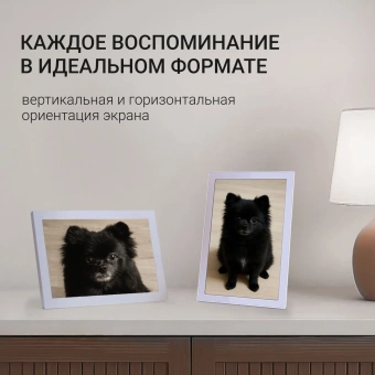 Фоторамка Digma 10.1" PF-1085 1280x800 белый пластик 16Gb Видео WiFi - купить недорого с доставкой в интернет-магазине
