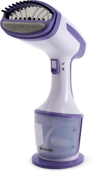 Отпариватель ручной Vitek VT-2660 1600Вт белый/фиолетовый - купить недорого с доставкой в интернет-магазине
