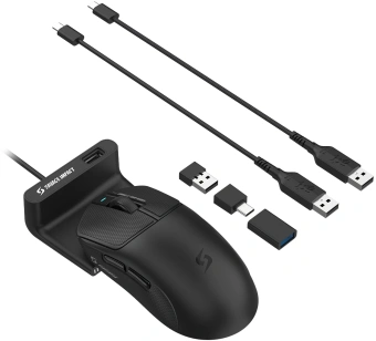 Мышь A4Tech Bloody SG5 черный оптическая 30000dpi беспров. USB/USB-C 5but - купить недорого с доставкой в интернет-магазине