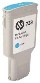 Картридж струйный HP 728 F9K17A голубой (300мл) для HP DJ T730/T830 без чипа - купить недорого с доставкой в интернет-магазине