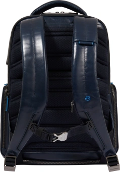 Рюкзак мужской Piquadro Blue Square CA6592B2BM/BLU2 темно-синий натур.кожа - купить недорого с доставкой в интернет-магазине