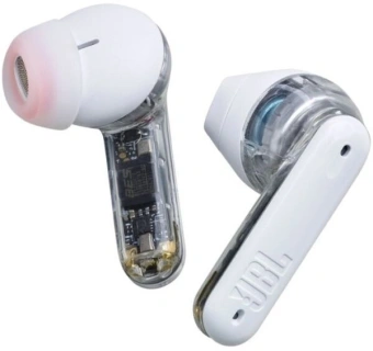Гарнитура внутриканальные JBL Tune Flex Ghost белый беспроводные bluetooth в ушной раковине (JBLTFLEXGWHTCN) - купить недорого с доставкой в интернет-магазине