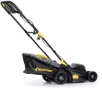 Газонокосилка роторная Champion EM3414 1400Вт - купить недорого с доставкой в интернет-магазине