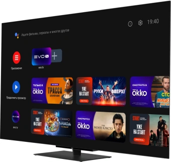 Телевизор OLED Haier 65" S9 Pro Frameless черный 4K Ultra HD 120Hz DVB-T DVB-T2 DVB-C DVB-S2 USB WiFi Smart TV - купить недорого с доставкой в интернет-магазине