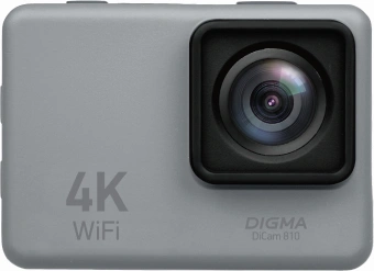 Экшн-камера Digma DiCam 810 серый - купить недорого с доставкой в интернет-магазине