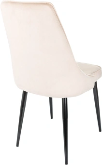 Стул для дома Бюрократ CH-K4 бежевый Holland 06 металл черный на ножках (CH-K4_1/HL07) - купить недорого с доставкой в интернет-магазине