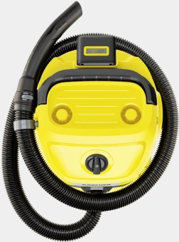 Строительный пылесос Karcher WD 3-18 S V-17/20 225Вт (уборка: сухая/влажная) желтый - купить недорого с доставкой в интернет-магазине