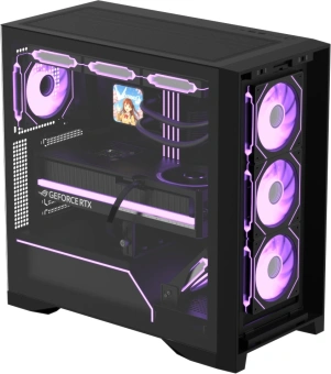 Корпус Formula Air Power G8 черный без БП ATX 2xUSB3.0 1xUSB3.1 audio bott PSU - купить недорого с доставкой в интернет-магазине