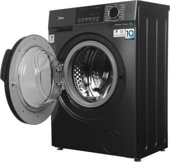 Стиральная машина Midea MFC3712BSW40/S класс: A загр.фронтальная макс.:7кг темно-серебристый инвертор - купить недорого с доставкой в интернет-магазине