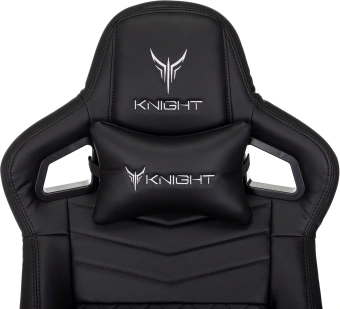 Кресло игровое Knight Hunter черный экокожа крестов. металл - купить недорого с доставкой в интернет-магазине