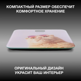 Весы напольные электронные Hyundai H-BS03456 макс.180кг сиреневый - купить недорого с доставкой в интернет-магазине