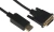 Кабель аудио-видео Buro 1.1v DisplayPort (m)/DVI-D (Dual Link) (m) 2м. позолоч.конт. черный (BHP DPP_DVI-2) - купить недорого с доставкой в интернет-магазине