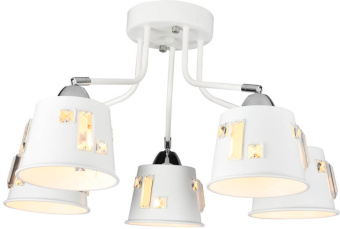 Люстра Hiper Grums H188-5 потолоч. белый - купить недорого с доставкой в интернет-магазине