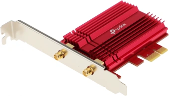 Сетевой адаптер Wi-Fi + Bluetooth TP-Link Archer TX3000E AX3000 PCI Express (ант.внеш.съем) 2ант. - купить недорого с доставкой в интернет-магазине