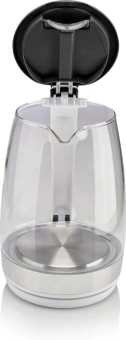 Чайник электрический Gorenje K17GXG 1.7л. 2200Вт белый/серебристый корпус: стекло/металл/пластик - купить недорого с доставкой в интернет-магазине