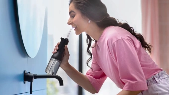 Ирригатор Philips Sonicare 3000 HX3826/33 портатив. импульсн. черный - купить недорого с доставкой в интернет-магазине
