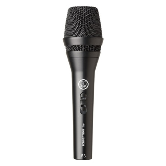 Микрофон проводной AKG P3S черный - купить недорого с доставкой в интернет-магазине