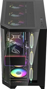 Корпус Formula Crystal Z6 Floe черный без БП ATX 4x120mm 2xUSB3.0 1xUSB3.1 audio bott PSU - купить недорого с доставкой в интернет-магазине