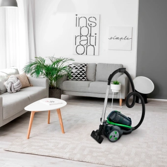 Пылесос Vitek VT-8130 2200Вт черный/зеленый - купить недорого с доставкой в интернет-магазине