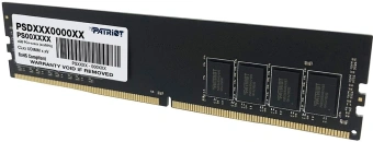 Память DDR4 8GB 2666MHz Patriot PSD48G26662 Signature RTL PC4-21300 CL19 DIMM UDIMM 288-pin 1.2В single rank Ret - купить недорого с доставкой в интернет-магазине