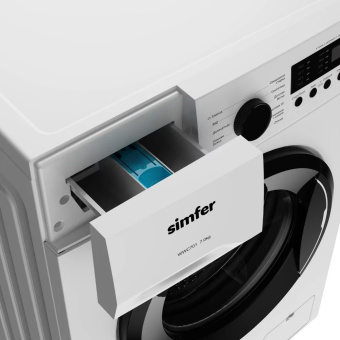 Стиральная машина Simfer WWC701 класс: A+++ загр.фронтальная макс.:7кг белый - купить недорого с доставкой в интернет-магазине