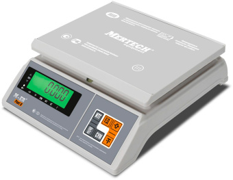 Весы фасовочные Mertech M-ER 326AFU-15.1 LCD белый (3060) - купить недорого с доставкой в интернет-магазине