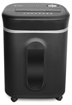 Шредер Heleos УМ28-5 черный/серебристый (секр.P-5) фрагменты 12лист. 28лтр. скрепки скобы пл.карты CD - купить недорого с доставкой в интернет-магазине