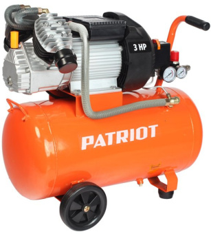 Компрессор поршневой Patriot VX 50-402 масляный 400л/мин 50л 2200Вт оранжевый/черный - купить недорого с доставкой в интернет-магазине