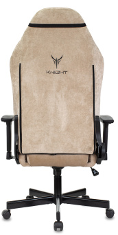 Кресло игровое Knight N1 Fabric бежевый Light-21 с подголов. крестов. металл - купить недорого с доставкой в интернет-магазине