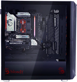 ПК Bloody BD-PC RB65C2 MT Ryzen 5 7500F (3.7) 32Gb SSD1Tb RX 7700XT 12Gb Windows 11 Home 64 2.5Gigabit WiFi BT 650W черный (RUS) (2111350) - купить недорого с доставкой в интернет-магазине
