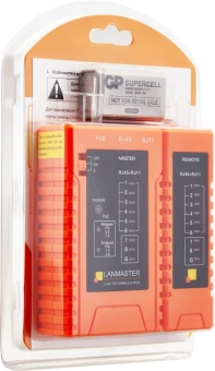 Тестер кабельный Lanmaster LAN-TST-WRM-310-POE - купить недорого с доставкой в интернет-магазине