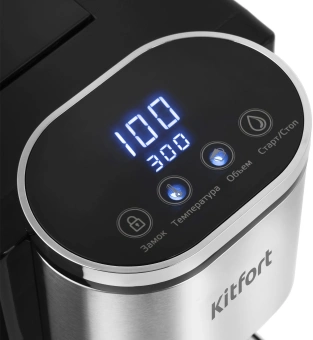 Термопот Kitfort КТ-2503 2.2л. 2600Вт черный/серебристый - купить недорого с доставкой в интернет-магазине