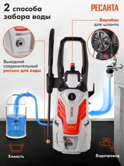 Минимойка Ресанта МР-170Б 1900Вт (70/8/21) - купить недорого с доставкой в интернет-магазине