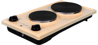 Плита Электрическая Лысьва ЭПБ 22 кремовый/рябчик эмаль (настольная) - купить недорого с доставкой в интернет-магазине