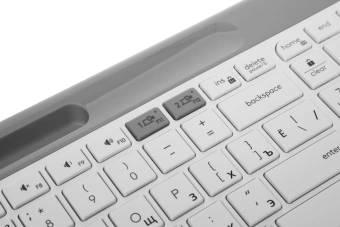 Клавиатура Logitech K580 белый/серебристый USB беспроводная BT/Radio slim Multimedia (920-009209) - купить недорого с доставкой в интернет-магазине