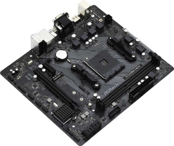 Материнская плата Asrock A520M-HDV Soc-AM4 AMD A520 2xDDR4 mATX AC`97 8ch(7.1) GbLAN RAID+VGA+DVI+HDMI - купить недорого с доставкой в интернет-магазине