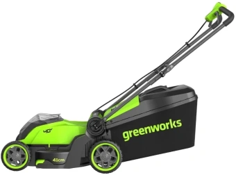 Газонокосилка роторная Greenworks GD40LM411 (2521007) - купить недорого с доставкой в интернет-магазине