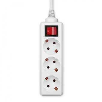 Сетевой удлинитель Buro BU-PS3.1/W 1.5м (3 розетки) белый (пакет ПЭ) - купить недорого с доставкой в интернет-магазине