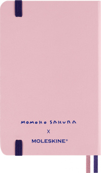 Блокнот Moleskine LIMITED EDITION SAKURA LESU07MM710NB Pocket 90x140мм обложка текстиль 160стр. линейка Momoko Sakura - купить недорого с доставкой в интернет-магазине