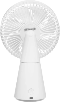 Вентилятор настольный Xiaomi Rechargeable Mini Fan 10Вт скоростей:4 белый - купить недорого с доставкой в интернет-магазине