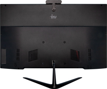 Моноблок IRU Агат 313 23.8" Full HD i3 10100 (3.6) 8Gb SSD512Gb UHDG 630 FreeDOS GbitEth WiFi BT 120W клавиатура мышь Cam черный 1920x1080 - купить недорого с доставкой в интернет-магазине