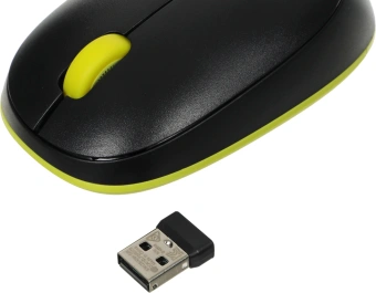 Клавиатура + мышь Logitech MK240 клав:черный/желтый мышь:черный/желтый USB беспроводная slim Multimedia (920-008198) - купить недорого с доставкой в интернет-магазине