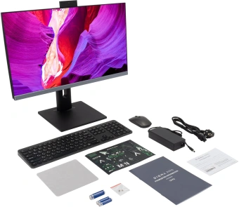 Моноблок Digma Pro Unity 23.8" Full HD i5 13500HX (2.5) 16Gb SSD512Gb UHDG 730 CR Windows 11 Pro GbitEth WiFi BT 90W клавиатура мышь Cam серый/черный 1920x1080 - купить недорого с доставкой в интернет-магазине