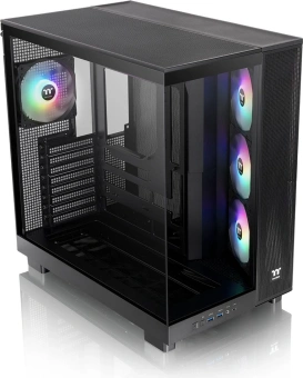 Корпус Thermaltake View 380 XL TG ARGB черный без БП E-ATX 2x120mm 2xUSB3.0 audio bott PSU - купить недорого с доставкой в интернет-магазине