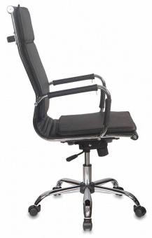 Кресло руководителя Бюрократ Ch-993 черный эко.кожа крестов. металл хром - купить недорого с доставкой в интернет-магазине