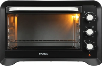 Мини-печь Hyundai MIO-HY095 45л. 2000Вт черный - купить недорого с доставкой в интернет-магазине