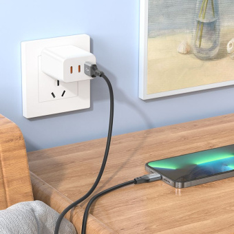 Кабель Hoco X92 Honest IP USB (m)-Lightning (m) 3м черный коробка - купить недорого с доставкой в интернет-магазине