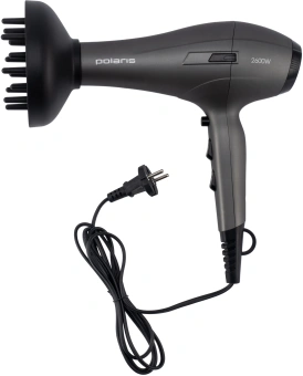 Фен Polaris PHD 2600ACi Salon Hair 2600Вт серый (PHD 2600ACI) - купить недорого с доставкой в интернет-магазине